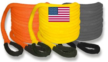 - 1 inch X 30 ft with Heavy-Duty Carry Bag Snatch Rope BILLET4X4 Made Safety Orange Safe-T-Line Kinetic Recovery Rope 4x4 Recovery U.S 
